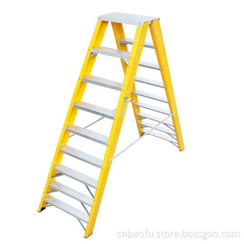 35kv Yellow Fiberglas Step Ladder
